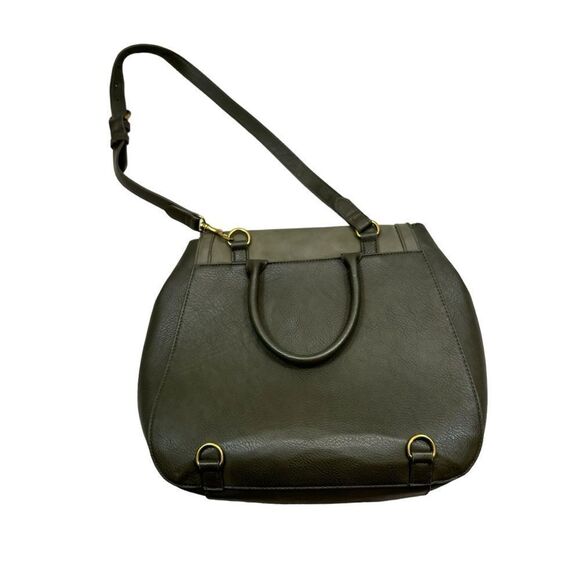 Ladies Universal Thread Green Faux Leather/Suede‎ Handbag Backpack - Picture 8 of 13